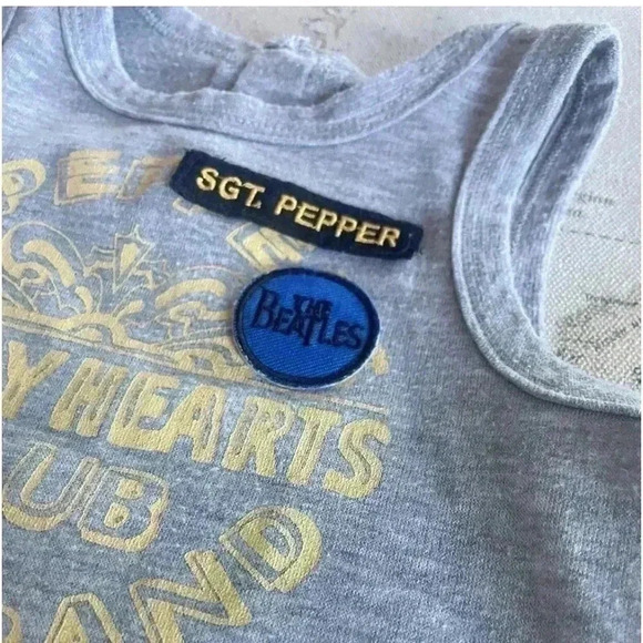 Junk Food 3-6Mo Beatles Romper - Picture 2 of 5